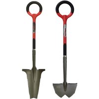 RootSlayer™ Pack - Schwarz - Erwachsene - RootSlayer™ + RootSlayer richtet Kanten™ auf - Garten - Karbonstahl - 360°-Griff von VENTEO