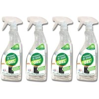 Venteo - Natrongel - Ideal, um alles vom Boden bis zur Decke zu reinigen - 4er-Set - Inhalt 750ml von VENTEO