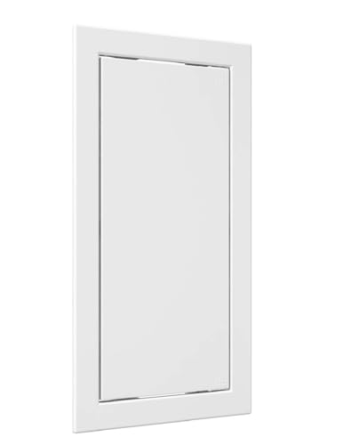 Revisionsklappe 15 x 30 cm Weiß Revisionstür, Inspektionstür, Abdeckung für Sanitär- und Heizungsverteiler, Kanäle, Böden, Armaturen, Elektro- und Telekommunikation 150 x 300 mm von VENTEUROPE