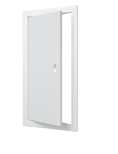 Revisionstür 20 x 40 cm Weiß Revisionsklappe Revision ABS-Kunststoff Revisionsklappe trockenbau Wartungstür wartungsklappe Serviceklappe zur Inspektion und Abdeckung Inspektionstür Zugangstür von VENTEUROPE