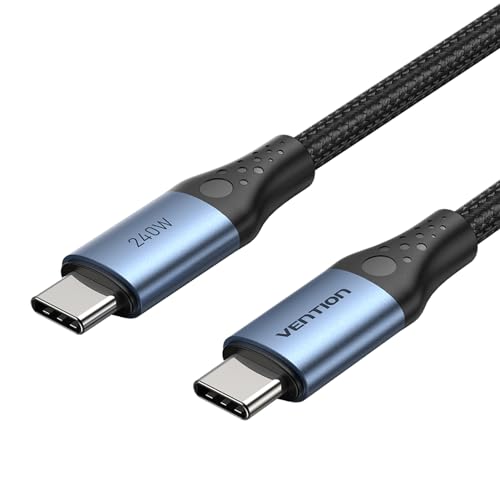 VENTION USB C Kabel 240W USB C auf USBC Ladekabel 5A Schnellladekabel Kompatibel mit iPhone 15 Pro Max, M3 MacBook Pro/Air, Dell, HP, iPad Pro/Air 2024, Samsung Galaxy S24 Ultra, Steam Deck etc VENTION USB C Kabel 240W USB C auf USBC Ladekabel 5A Schnellladekabel Kompatibel mit iPhone 15 Pro Max, M3 MacBook Pro/Air, Dell, HP, iPad Pro/Air 2024, Samsung Galaxy S24 Ultra, Steam Deck etc von VENTION
