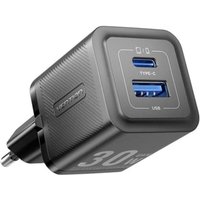 Vention - Wandladegerät mit 2 Anschlüssen 30W usb-a, usb-c GaN Ladegerät EU-Stecker Schwarz Vention - Wandladegerät mit 2 Anschlüssen 30W usb-a, usb-c GaN Ladegerät EU-Stecker Schwarz von VENTION