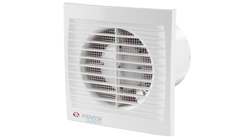 VENTS Kleinraumventilator Wandventilator Silenta-S 100 TH mit Nachlauf & Hygrostat von VENTS