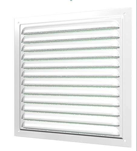 VENTS Lüftungsgitter aus Metall mit Insektenschutz, Lüftungsgitter, Abluft-/Zuluftöffnung von VENTS