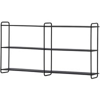 LyonB Regal Wandhängend 3 Regale schwarz. LyonB Regal Wandhängend 3 Regale schwarz. von VENTURE HOME