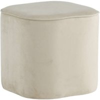 Venture Home - Piff Pouf, Hocker Ø44cm Velour weiß. Venture Home - Piff Pouf, Hocker Ø44cm Velour weiß. von VENTURE HOME