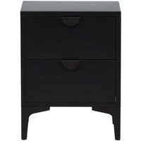 Piring Nachttisch 2 Schubladen schwarz. Piring Nachttisch 2 Schubladen schwarz. von VENTURE HOME