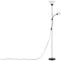 Bagasi Beleuchtung Stehlampe 24,5x24,5x178cm Kunststoff beige, schwarz, weiß. von EBUY24