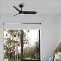 Ventyly - baires Deckenventilator schwarz Ø90cm Licht von VENTYLY