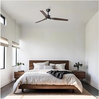 Original schwarzer Deckenventilatorr Ø120cm WLAN-Licht - Ventyly von VENTYLY