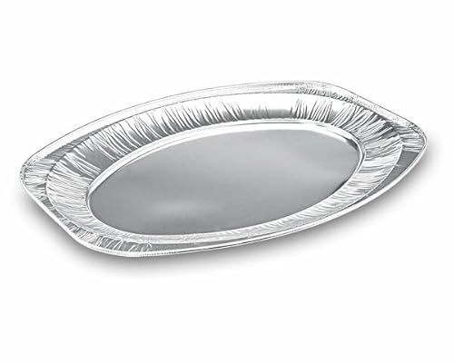 VEPATIM 10 Alu-Catering-Platte Aluminium-Partyplatte Servierplatte 445 x 295 mm von VEPATIM