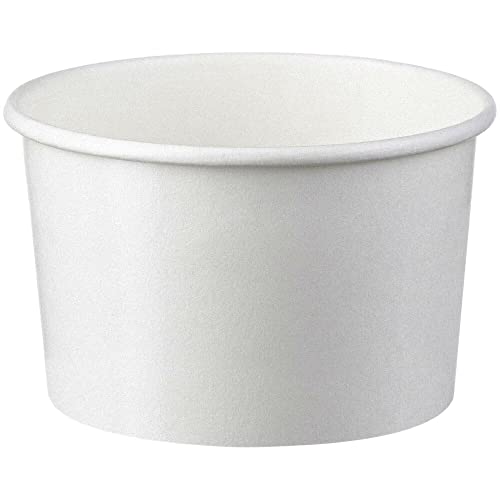 VEPATIM 100 Eisbecher aus Papier weiß 125 ml 4oz von VEPATIM