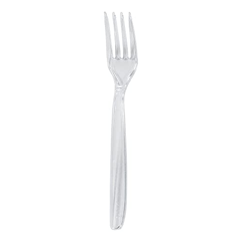 VEPATIM 100 Gabel Mehrweg spülmaschinengeeignet PS 18cm transparent von VEPATIM