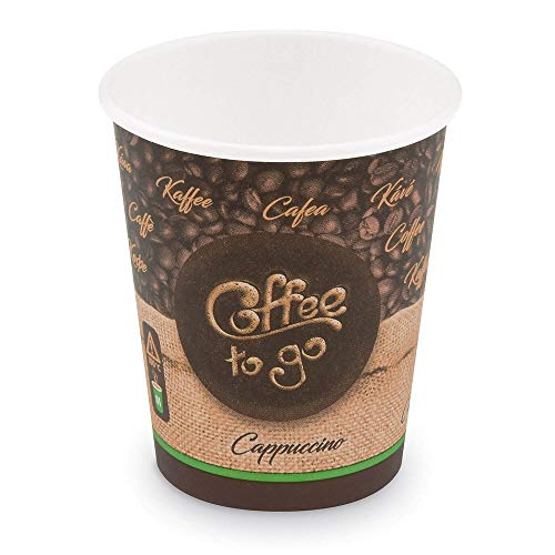 VEPATIM 100 Kaffeebecher M 'Coffee To Go' Cappuccino Caffe Lungo 200ml 280ml VEPATIM 100 Kaffeebecher M 'Coffee To Go' Cappuccino Caffe Lungo 200ml 280ml von VEPATIM