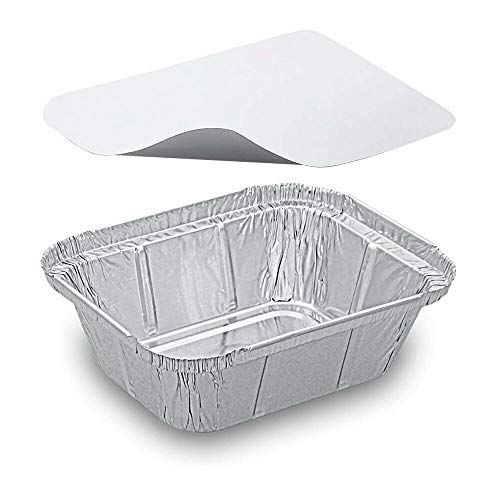 VEPATIM 200 Alu-Servierschale Aluschale eckig 250ml inklusiv Deckel von VEPATIM