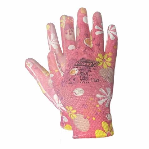 VEPATIM 240 Paar Arbeitshandschuhe Montagehandschuhe Polyester - Polyurethan Größe M-8 dunkle Blumen VEPATIM 240 Paar Arbeitshandschuhe Montagehandschuhe Polyester - Polyurethan Größe M-8 dunkle Blumen von VEPATIM