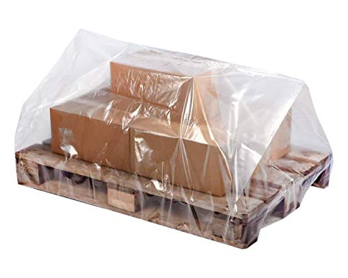 VEPATIM 25 Palettenhaube aus Recyclat 1250 x 950 x 2100mm transparent trüb 50my von VEPATIM