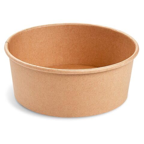 VEPATIM 50 Salatschalen Feinkostschalen braun aus Pappe mit PE beschichtet 750ml Ø150mm VEPATIM 50 Salatschalen Feinkostschalen braun aus Pappe mit PE beschichtet 750ml Ø150mm von VEPATIM