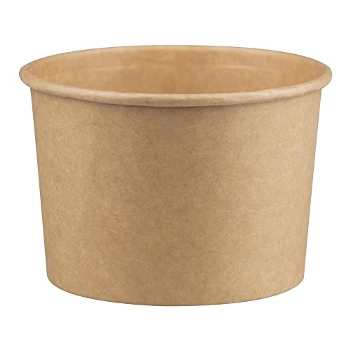 VEPATIM 50 Suppenbehälter Suppenbecher aus Kraftpapier braun 16oz 500ml von VEPATIM