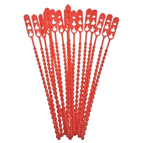 VEPATIM 500 Schnellbinder Blitzbinder Länge 190mm wiederverschließbar rot von VEPATIM