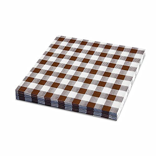 VEPATIM 80 Servietten 33 x 33 cm 3-lagig 1/4 Falz KARO braun VEPATIM 80 Servietten 33 x 33 cm 3-lagig 1/4 Falz KARO braun von VEPATIM