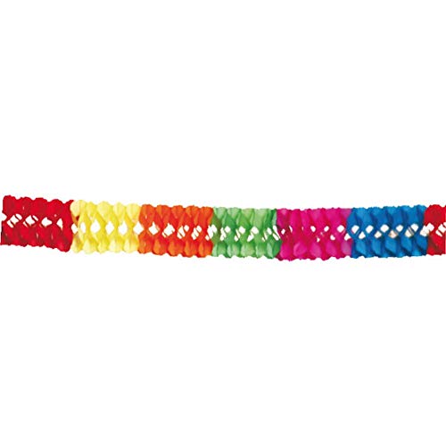 VEPATIM Großraumgirlande Papier-Girlande XL multicolor 10 m x 25 cm von VEPATIM