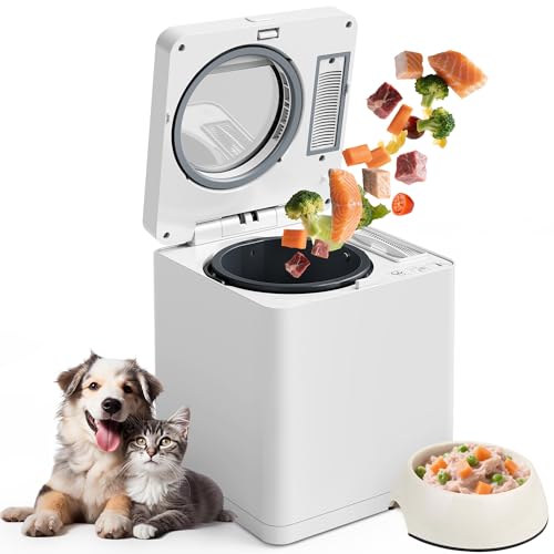 Pet Fresh Meal Maker, Auto 5-in-1 Haustierfutterkocher mit Hacken, langsames Kochen, Mischen, selbstreinigend und Timer, 2,6 Quart Kapazität Hundefutter-Maker macht 0,7 kg Futter für 2 Hunde, DIY Pet Fresh Meal Maker, Auto 5-in-1 Haustierfutterkocher mit Hacken, langsames Kochen, Mischen, selbstreinigend und Timer, 2,6 Quart Kapazität Hundefutter-Maker macht 0,7 kg Futter für 2 Hunde, DIY von VEPOUYU