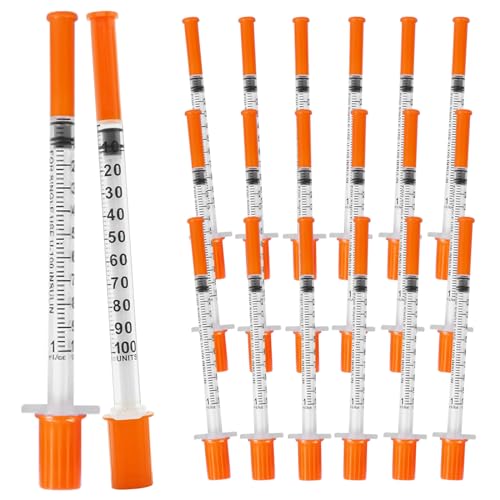 VEQENIFY 20 Stück 1ml Plastiktube Spritzen Mehrzweck Messwerkzeuge Kunststoff Einzeln verpackt Flüssige Messung Spritze mit Kunststoffrohre Haustierfütterung Pflanzenbewässerung von VEQENIFY