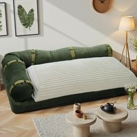 Bodenschlafsofa 180 cm · Mit Bambuskissen & Kuschelbezug · Als Sofa oder Gästebett · Für Wohnzimmer & Gästezimmer Bodenschlafsofa 180 cm · Mit Bambuskissen & Kuschelbezug · Als Sofa oder Gästebett · Für Wohnzimmer & Gästezimmer von VERCART