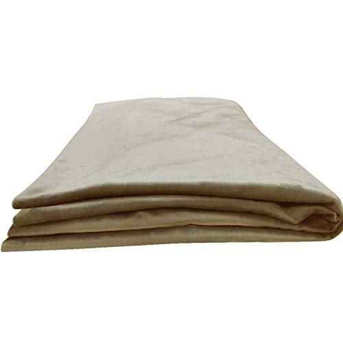 VERCART Bequemes Rückenkissen Kissenbezüge Samt, Dreieck Kissen Kopfteil Kissenbezug nur Kissenbezug, Füllung Nicht enthalten, Kissenhülle Bezug für Große Kissen Polyester Beige 180cm von VERCART