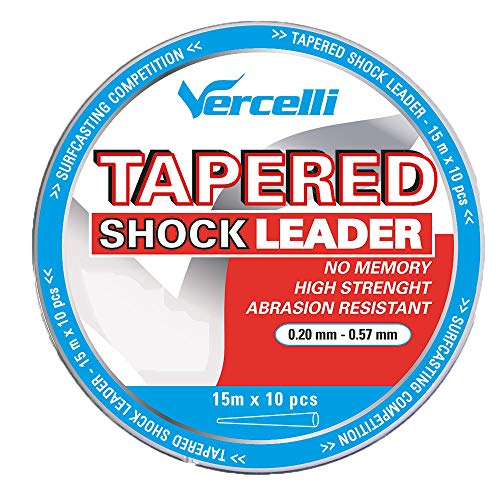 Vercelli Tapered Shock Leader 15 M 10 Pcs 0.230-0.570 mm Vercelli Tapered Shock Leader 15 M 10 Pcs 0.230-0.570 mm von VERCELLI