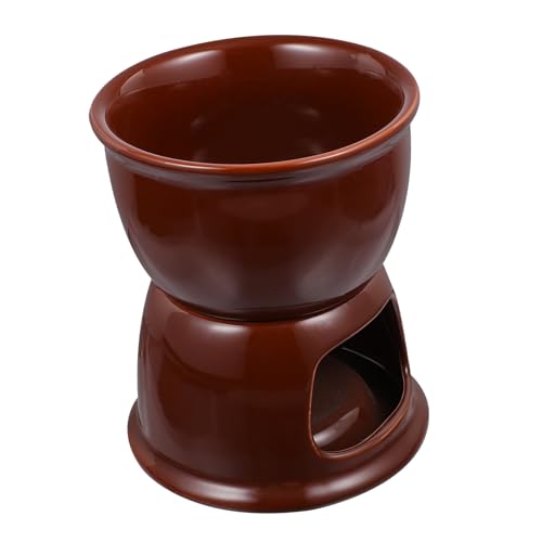 VERDANVERSE 1 Satz Keramischer Schokoladenfondue Topf für Butter Käse Schokolade für Küchen Esszimmer und Partys VERDANVERSE 1 Satz Keramischer Schokoladenfondue Topf für Butter Käse Schokolade für Küchen Esszimmer und Partys von VERDANVERSE