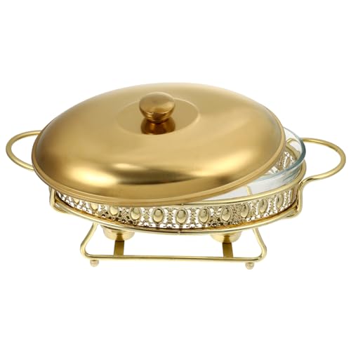 VERDANVERSE 1 Stück Buffetofen für Restaurants Goldfarbener Speisenwärmer für Catering und Buffets Praktischer Wärmebehälter für Lebensmittel Einfach zu Bedienen und Langlebig VERDANVERSE 1 Stück Buffetofen für Restaurants Goldfarbener Speisenwärmer für Catering und Buffets Praktischer Wärmebehälter für Lebensmittel Einfach zu Bedienen und Langlebig von VERDANVERSE