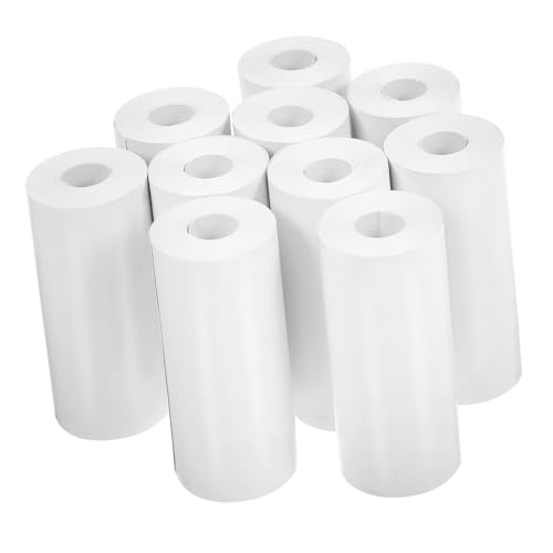 VERDANVERSE 10 Rollen Thermorollen Thermopapier für Pocket Printer Starkes Reißfestes Aufkleberpapier mit Hoher Klebkraft Vielseitig Einsetzbar für Etiketten und Notizen Kompatibel mit VERDANVERSE 10 Rollen Thermorollen Thermopapier für Pocket Printer Starkes Reißfestes Aufkleberpapier mit Hoher Klebkraft Vielseitig Einsetzbar für Etiketten und Notizen Kompatibel mit von VERDANVERSE