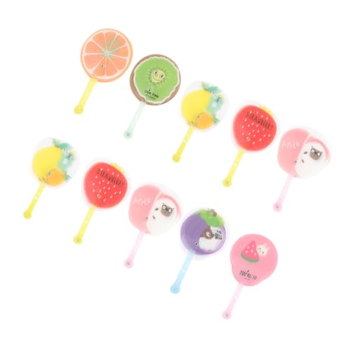 VERDANVERSE 10 Stück Faltbare Handfächer Cartoon Designs für Sommer Handventilatoren im Gemischten Stil für Partys und VERDANVERSE 10 Stück Faltbare Handfächer Cartoon Designs für Sommer Handventilatoren im Gemischten Stil für Partys und von VERDANVERSE