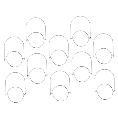 VERDANVERSE 10 Stück Teiliges Flaschenhalter zum Aufhängen von Gläsern Einfach zu Installierende Flexible Jar Hook Hangers für Einmachgläser und Weckgläser Langlebig und Vielseitig Verwendbar von VERDANVERSE