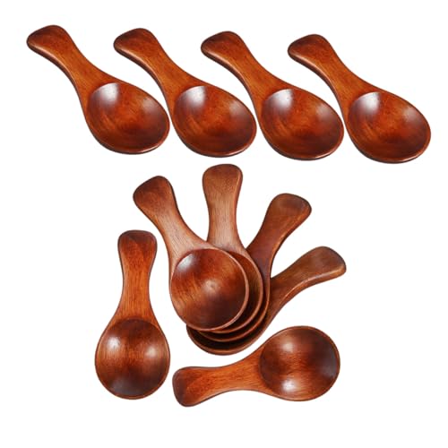 VERDANVERSE 10 Stück Teiliges Mini-holzlöffel Natürlichem Holz Kleine Gewürz Salzlöffel Vielseitig für Marmelade Tee Kaffee Honig Praktisch und Reisefreundlich Geruchsneutral und Pflegeleicht VERDANVERSE 10 Stück Teiliges Mini-holzlöffel Natürlichem Holz Kleine Gewürz Salzlöffel Vielseitig für Marmelade Tee Kaffee Honig Praktisch und Reisefreundlich Geruchsneutral und Pflegeleicht von VERDANVERSE