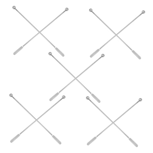 VERDANVERSE 10 Stück Teiliges Swizzle Sticks Spiralförmige Cocktail Rührlöffel Leicht zu Reinigen Für Milchtee Kaffee Bar Nutzung Wiederverwendbar VERDANVERSE 10 Stück Teiliges Swizzle Sticks Spiralförmige Cocktail Rührlöffel Leicht zu Reinigen Für Milchtee Kaffee Bar Nutzung Wiederverwendbar von VERDANVERSE
