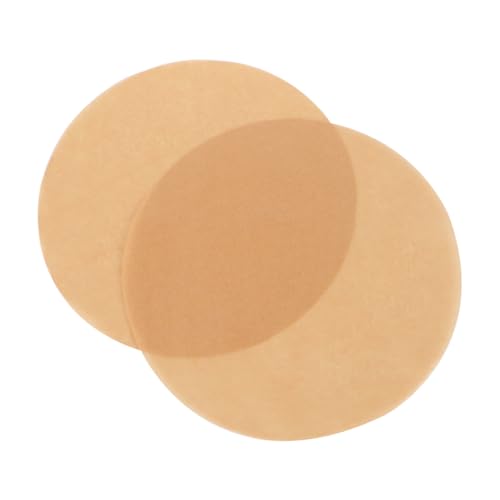 VERDANVERSE 100 Stück Rundes Bbq Backpapier Antihaft Fettresistent Doppelseitig Silikonbeschichtet Für Grill Backofen Dampfgarer Mikrowelle Lebensmittelecht Farbe Zufällig von VERDANVERSE