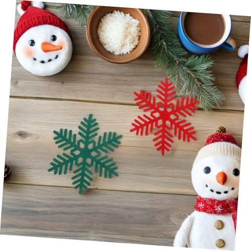 VERDANVERSE 16 Stück Weihnachts Schneeflocken Untersetzer Dekoration Weihnachts Getränkeuntersetzer Winterparty Tischuntersetzer Vlies Weihnachtsgeschirrmatte Vlies Schneeflocken VERDANVERSE 16 Stück Weihnachts Schneeflocken Untersetzer Dekoration Weihnachts Getränkeuntersetzer Winterparty Tischuntersetzer Vlies Weihnachtsgeschirrmatte Vlies Schneeflocken von VERDANVERSE