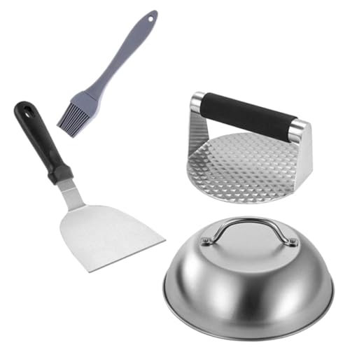 VERDANVERSE 1Satz Burger Presse Teiliges BBQ Zubehör mit Griff Antihaft Burger Smasher für Patties Langlebig und Leicht zu Reinigen für Grillen und BBQ VERDANVERSE 1Satz Burger Presse Teiliges BBQ Zubehör mit Griff Antihaft Burger Smasher für Patties Langlebig und Leicht zu Reinigen für Grillen und BBQ von VERDANVERSE