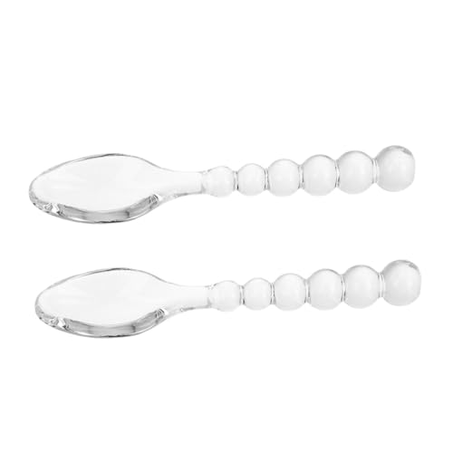 VERDANVERSE 2 STÜCK Teiliges Glas teelöffel mit Verspieltem Perlengriff Eleganter Transparenter Dessert Kaffeelöffel Leicht zu Reinigen für Familienessen Partys und Hochzeiten VERDANVERSE 2 STÜCK Teiliges Glas teelöffel mit Verspieltem Perlengriff Eleganter Transparenter Dessert Kaffeelöffel Leicht zu Reinigen für Familienessen Partys und Hochzeiten von VERDANVERSE