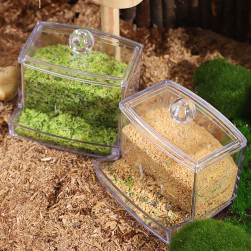 VERDANVERSE 2 Stück Automatischer Vogelfutterspender Acryl Verschüttsicherer Futterspender für Papageien Wellensittiche und Kleine Vögel Langlebig Beißfest und Leicht zu Reinigen für VERDANVERSE 2 Stück Automatischer Vogelfutterspender Acryl Verschüttsicherer Futterspender für Papageien Wellensittiche und Kleine Vögel Langlebig Beißfest und Leicht zu Reinigen für von VERDANVERSE