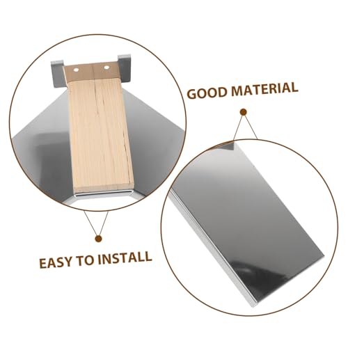 VERDANVERSE 2 Stück Edelstahl Vogel Sitzstange für Tauben und Papageien Glatte Oberfläche Sichere Ruheplattform für Käfige Vielseitiger Sitzbalken Ruheplatz von VERDANVERSE