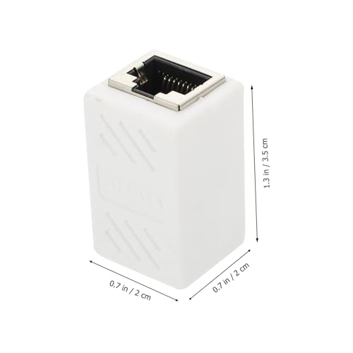 VERDANVERSE 2 Stück Ethernet Kupplung Weiß Female to Female Verbinder Kompatibel mit Cate LAN Kabel Verlängerung Netzwerkadapter aus Langlebigem Abs und Zinklegierung für Stabile Übertragung VERDANVERSE 2 Stück Ethernet Kupplung Weiß Female to Female Verbinder Kompatibel mit Cate LAN Kabel Verlängerung Netzwerkadapter aus Langlebigem Abs und Zinklegierung für Stabile Übertragung von VERDANVERSE