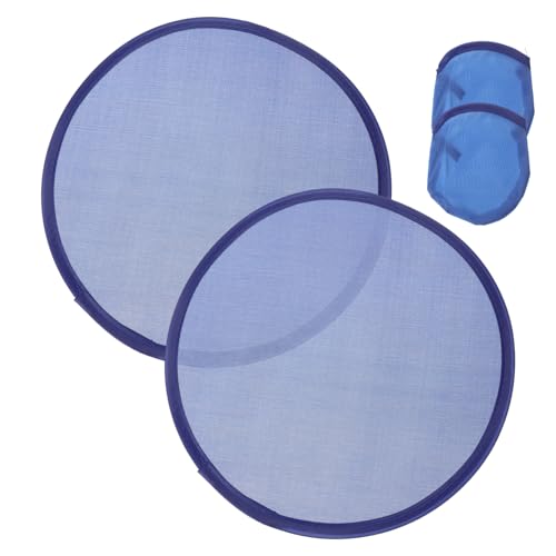 VERDANVERSE 2 Stück Faltfächer Handlüfterfalte tragbarer Outdoor- Kreis Material gefaltet runden Handheld faltbar runder Handventilator tragbare Ventilatoren Stoff Blau VERDANVERSE 2 Stück Faltfächer Handlüfterfalte tragbarer Outdoor- Kreis Material gefaltet runden Handheld faltbar runder Handventilator tragbare Ventilatoren Stoff Blau von VERDANVERSE