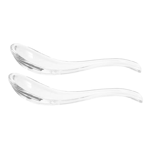 VERDANVERSE 2 Stück Glaslöffel Transparent Hitzebeständig Komfortabel Geformt Vielseitig für Restaurant Haushalt Dessert und Suppe Geeignet Stilvoll und Langlebig VERDANVERSE 2 Stück Glaslöffel Transparent Hitzebeständig Komfortabel Geformt Vielseitig für Restaurant Haushalt Dessert und Suppe Geeignet Stilvoll und Langlebig von VERDANVERSE