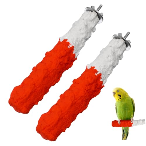 VERDANVERSE 2 Stück Hochkalzium Obst Sitzstangen für Vögel Papageien und Sittiche Kauspielzeug für Vogelschutz Geeignet für Vogelkäfige und Spielplätze VERDANVERSE 2 Stück Hochkalzium Obst Sitzstangen für Vögel Papageien und Sittiche Kauspielzeug für Vogelschutz Geeignet für Vogelkäfige und Spielplätze von VERDANVERSE