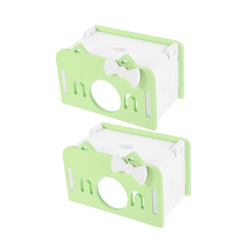 VERDANVERSE 2 Stück Kleintier Versteck PVC Hamsterhaus Meerschweinchen Hideout mit Kauspielzeug Robust Leicht zu Reinigen Spielerisch für Kleine Nagetiere Geeignet als für Haustierfreunde VERDANVERSE 2 Stück Kleintier Versteck PVC Hamsterhaus Meerschweinchen Hideout mit Kauspielzeug Robust Leicht zu Reinigen Spielerisch für Kleine Nagetiere Geeignet als für Haustierfreunde von VERDANVERSE