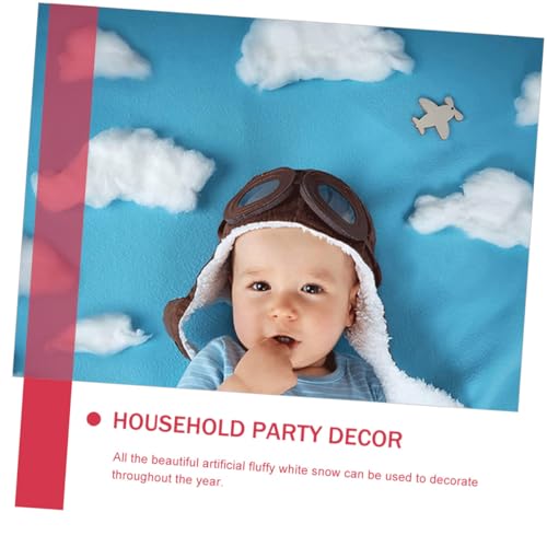 VERDANVERSE 2 Stück Künstliche Schneedecke Flauschige Winterdeko für Weihnachten DIY Schneeszene Tischdekoration Leichte Indoor Schneedecke für Party und Fotorequisiten VERDANVERSE 2 Stück Künstliche Schneedecke Flauschige Winterdeko für Weihnachten DIY Schneeszene Tischdekoration Leichte Indoor Schneedecke für Party und Fotorequisiten von VERDANVERSE